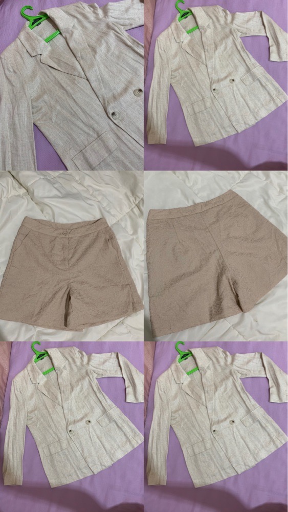 Set blazer et short taille m