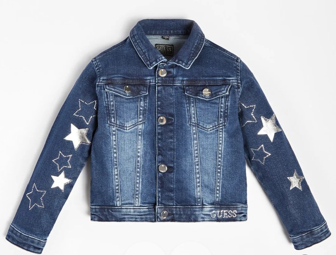 Lot 2 Veste jeans fillet 6 ans 