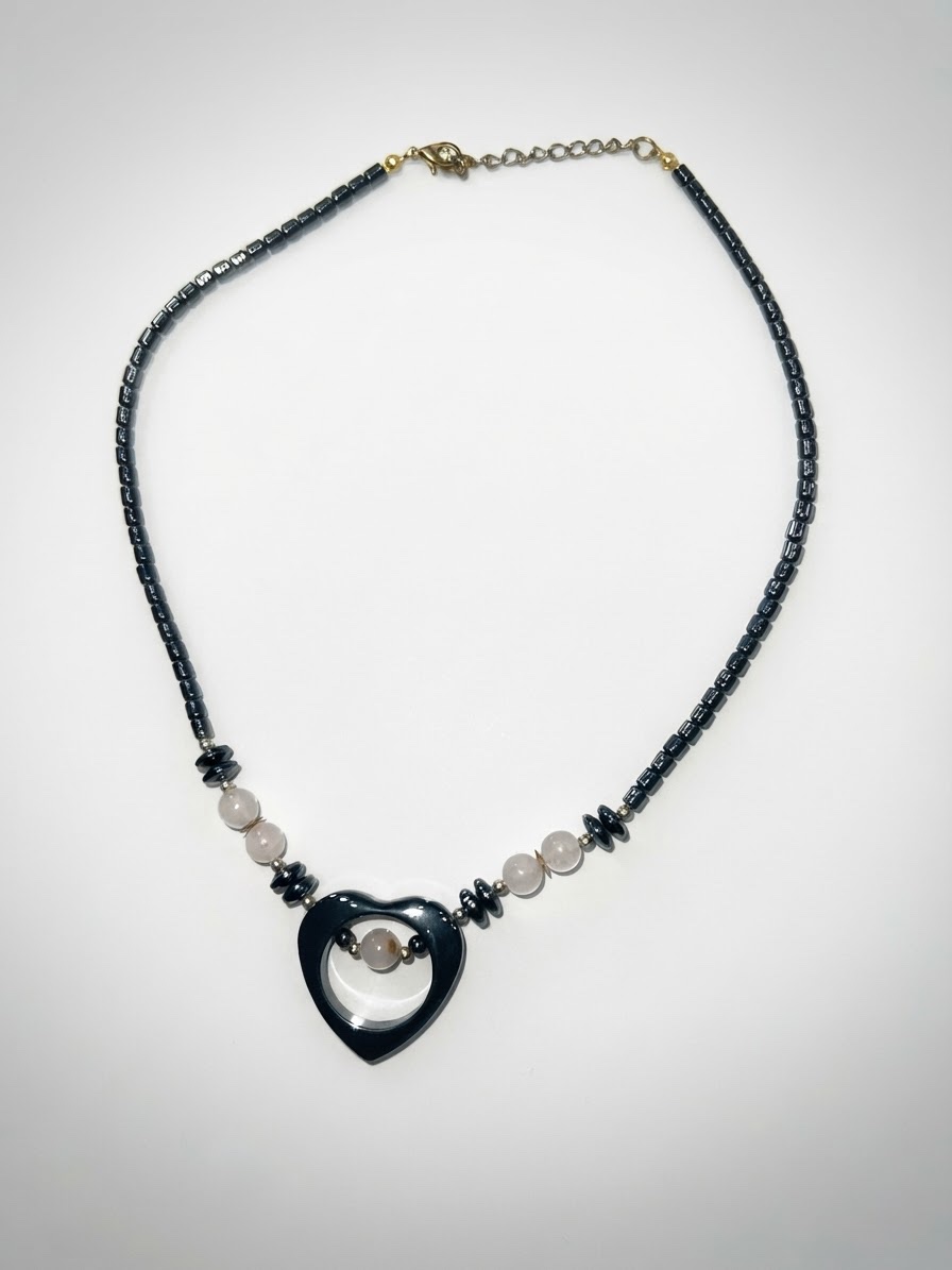 Collier heart vintage