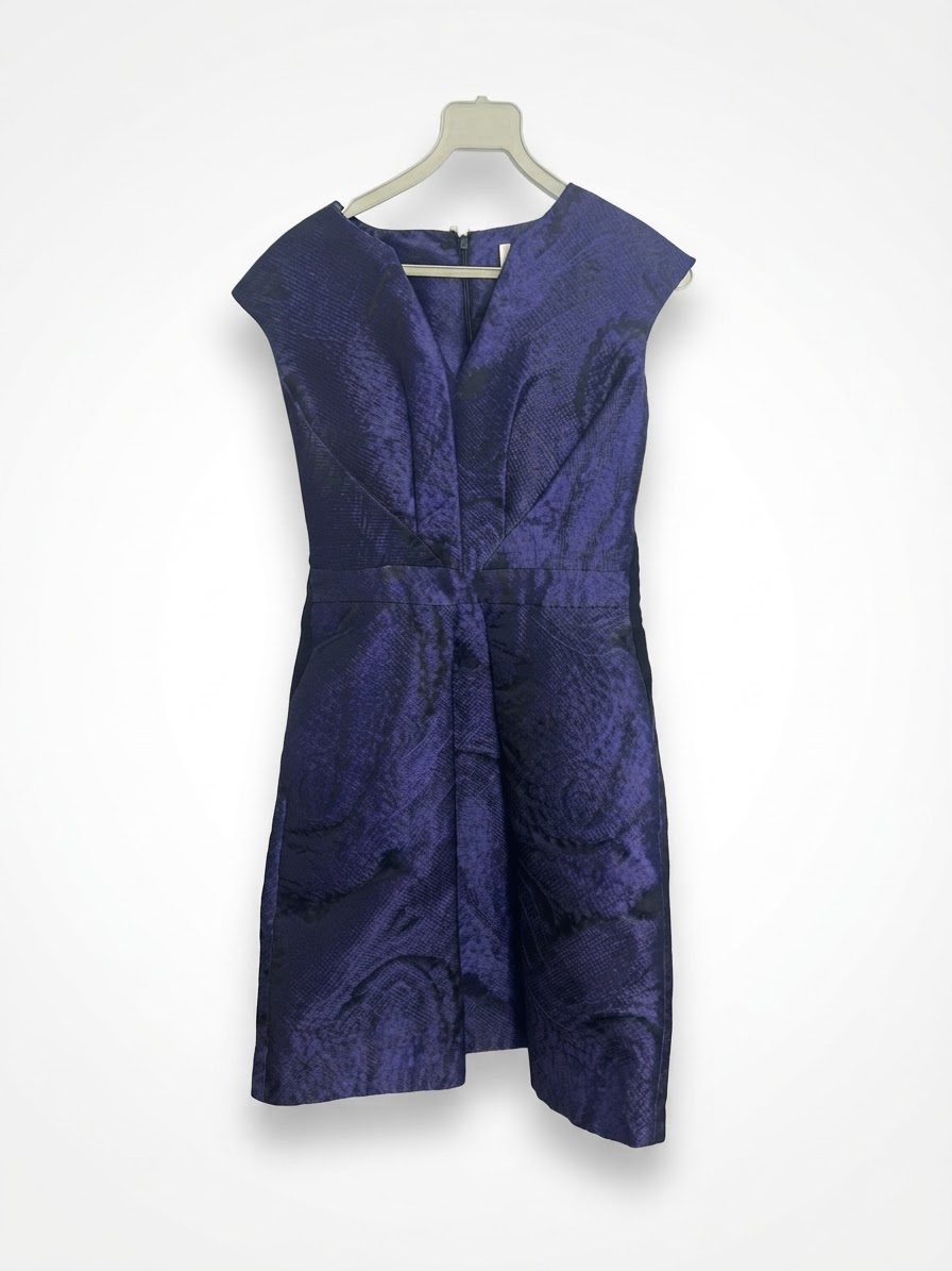 Robe violet et noir