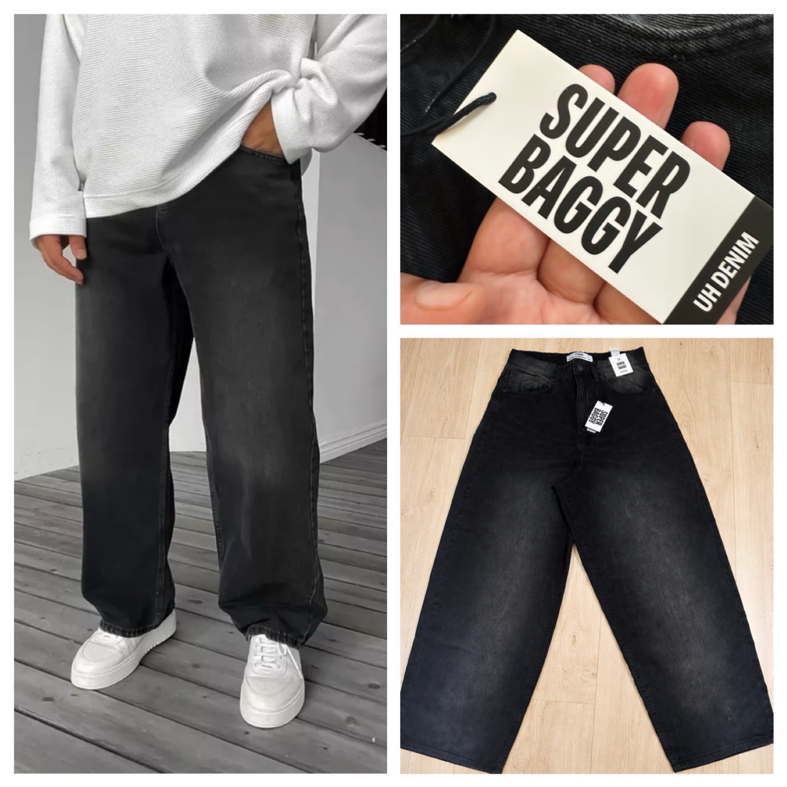 Pantalon super baggy (30) M très tendance avec étiquette