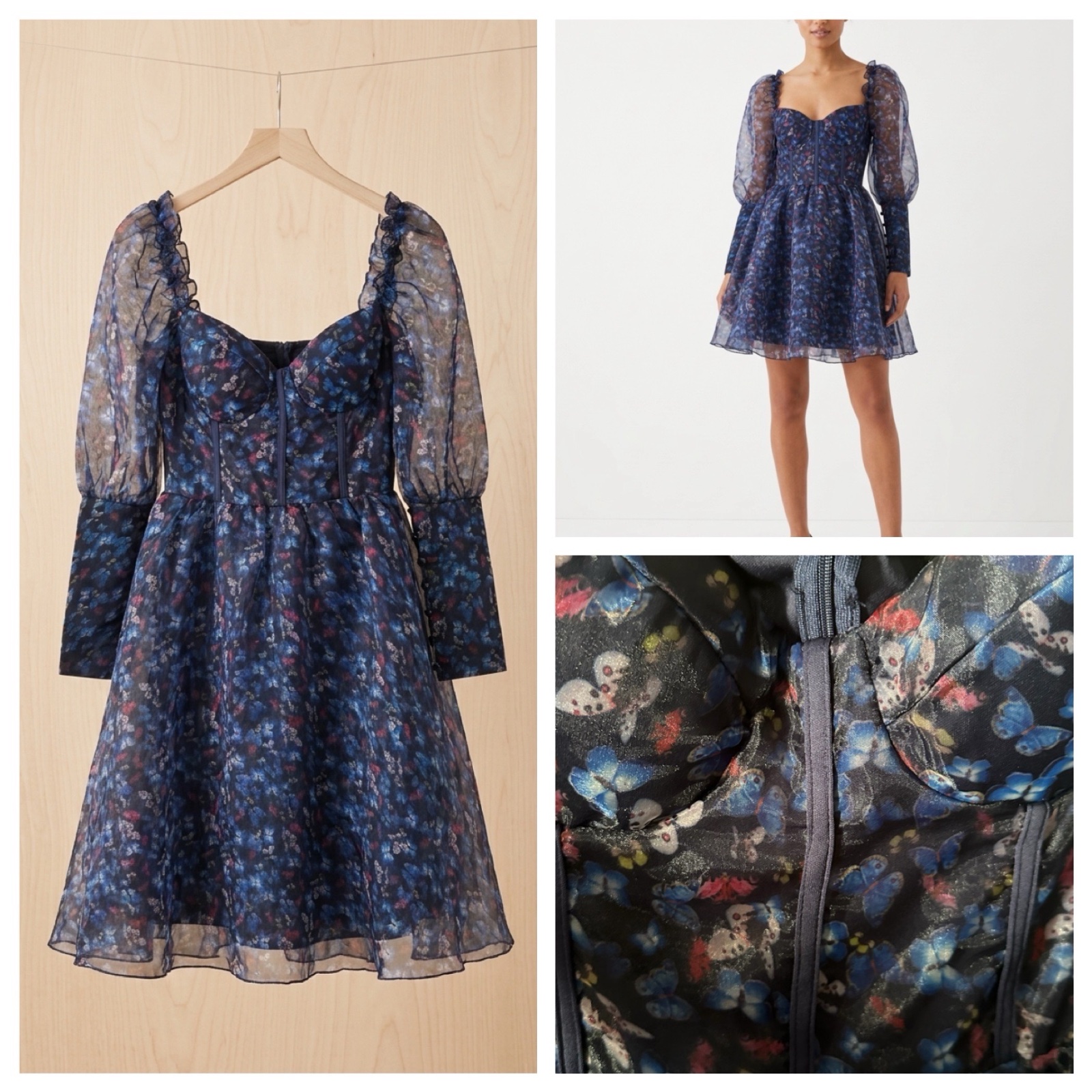 Robe tendance coquette doirée taille L 