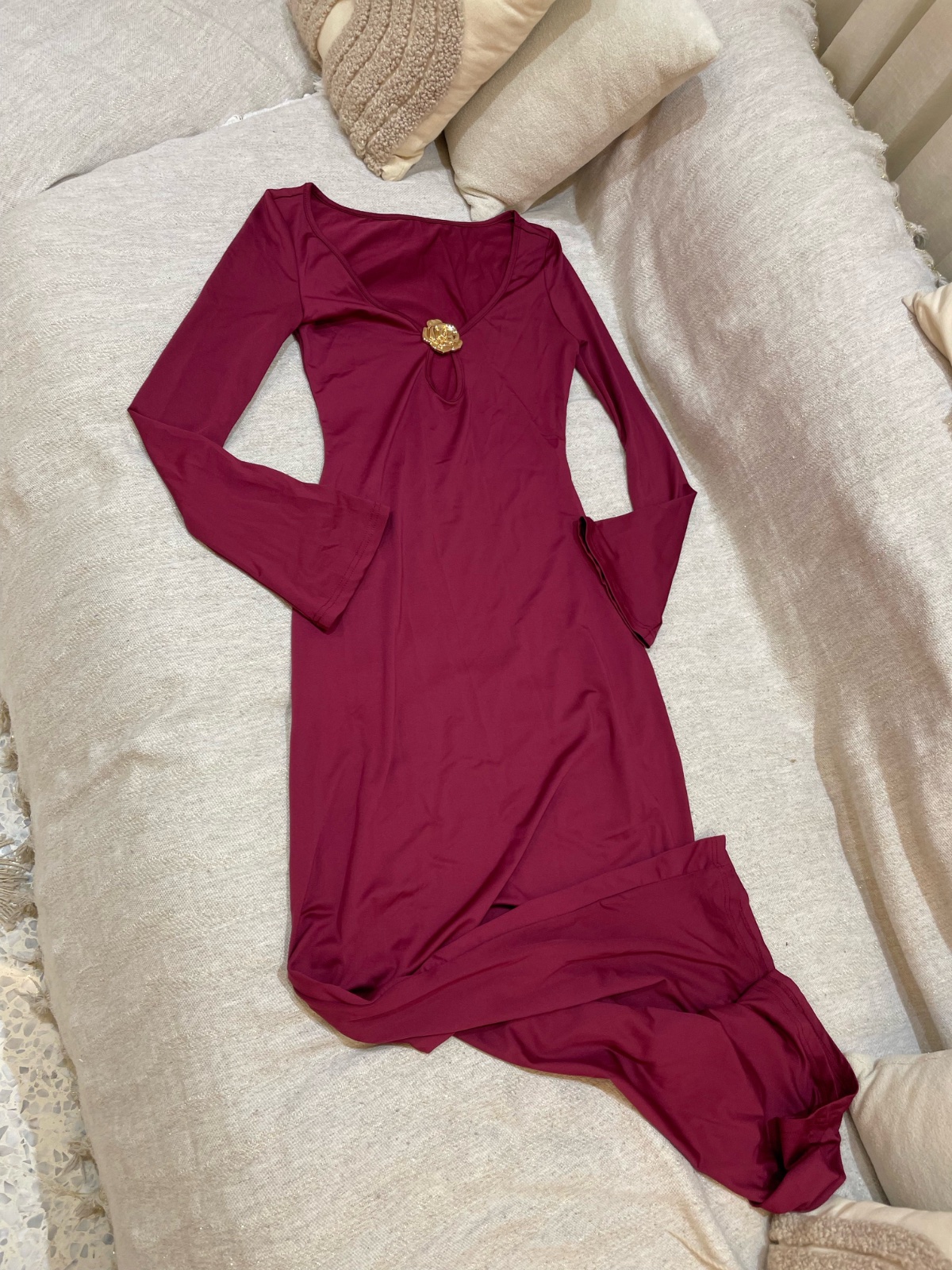 Robe burgandi