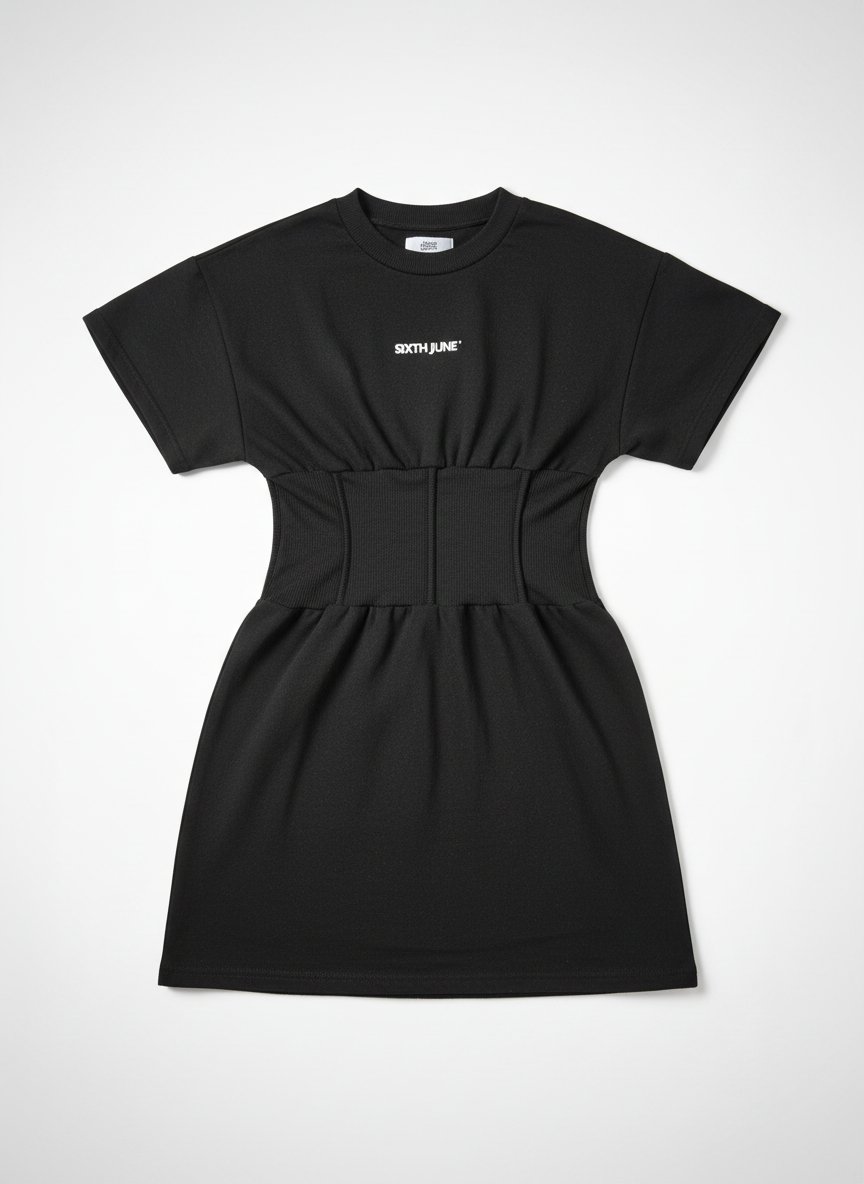 Short casual black dress