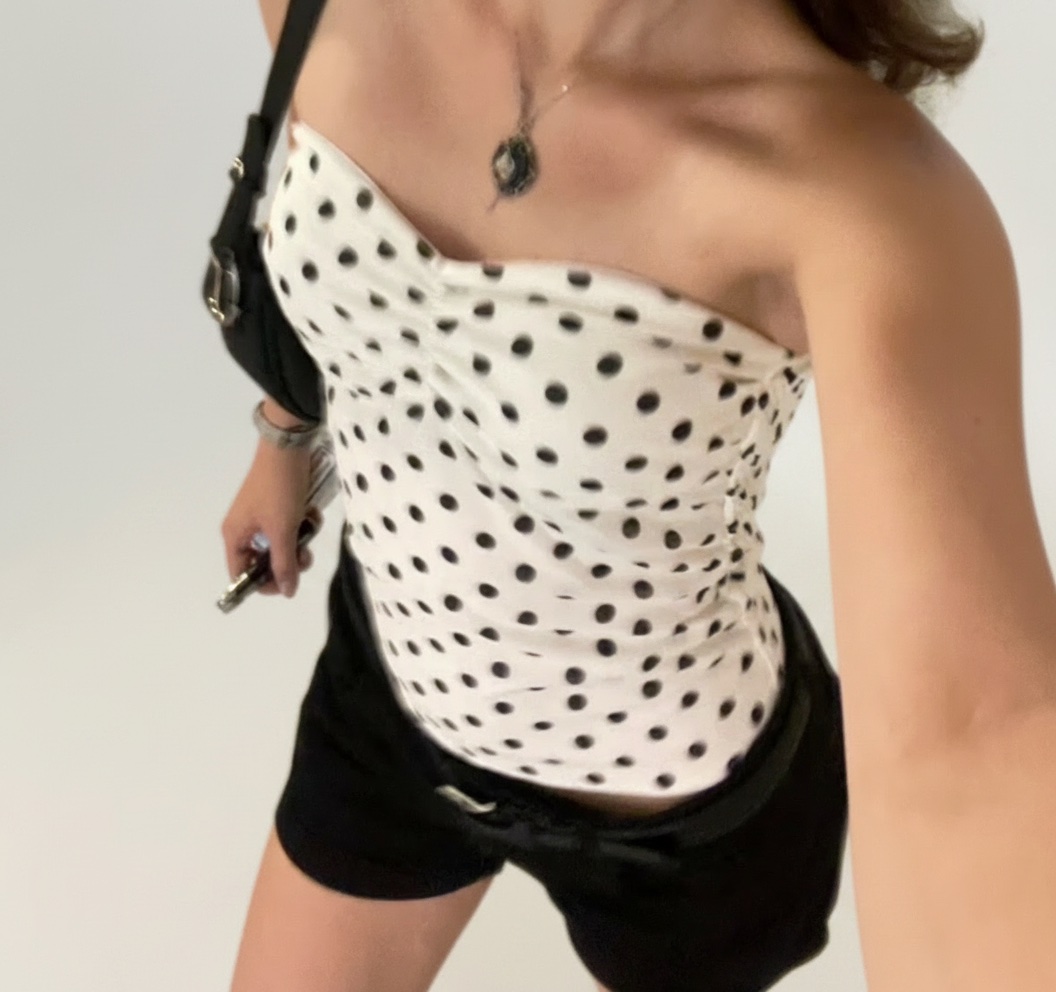 Bustier imprimé Polka Dots Elamini – TENDANCE 2026
