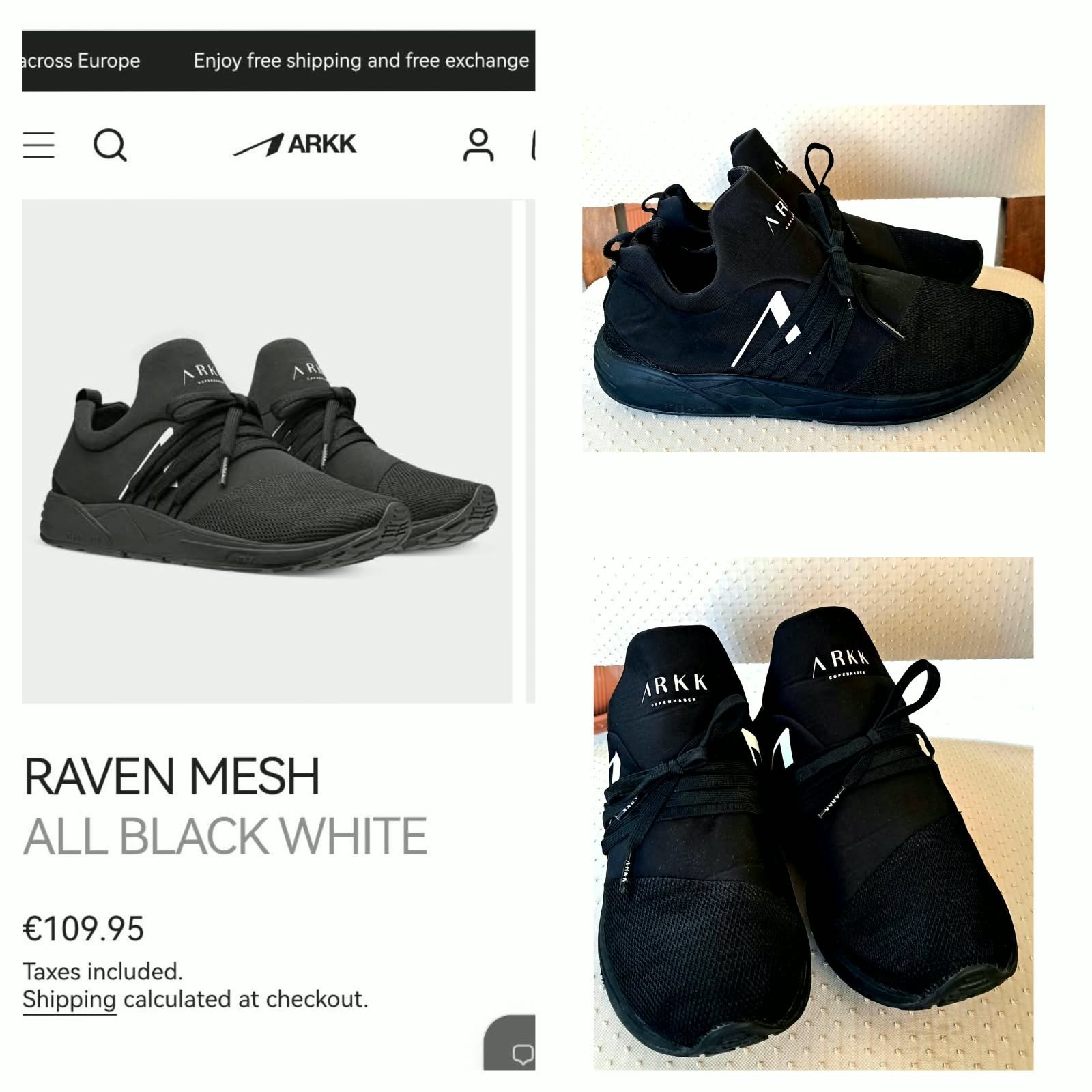 Baskets ARKK 🖤🖤🖤 Comfy Cloudy