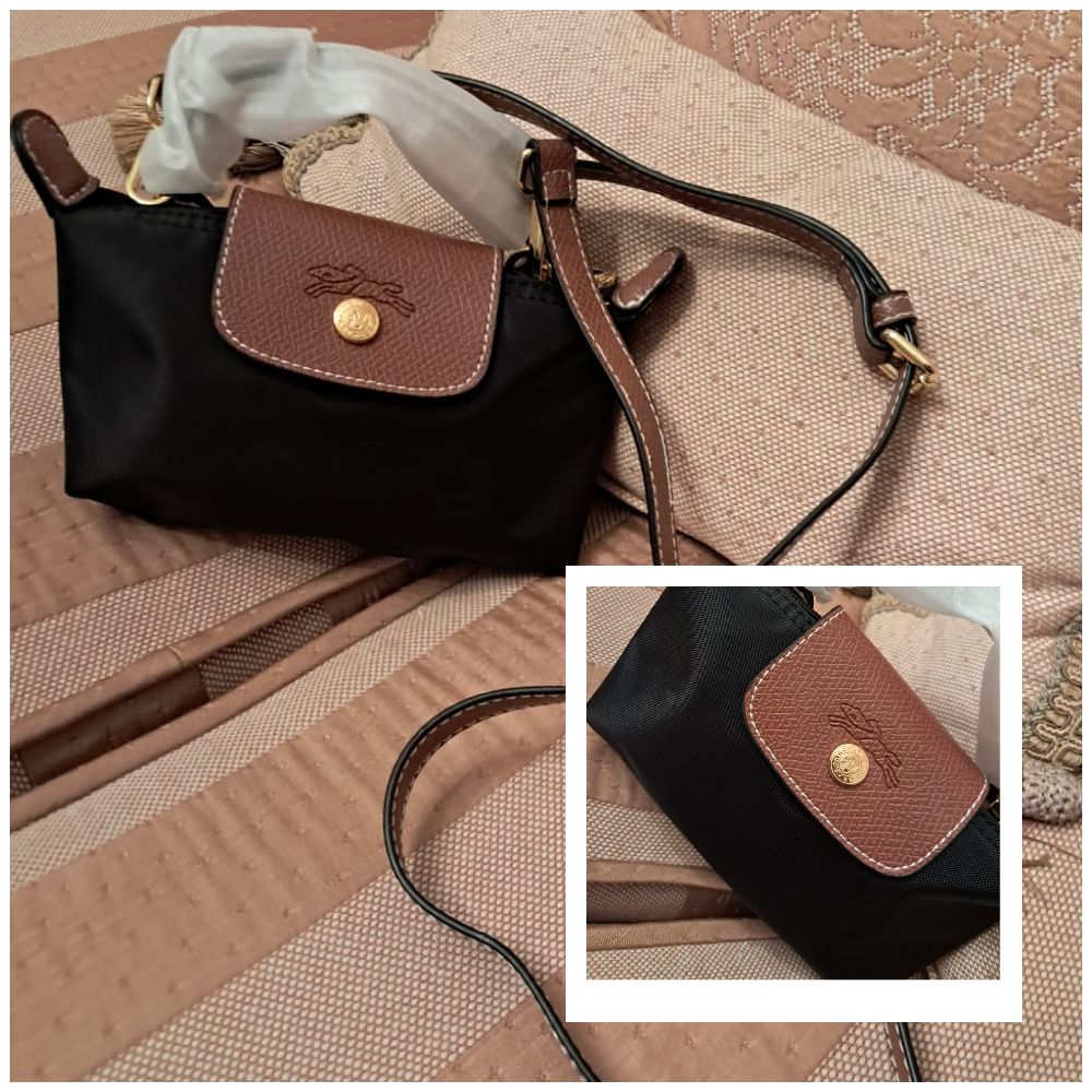 Micro sac à bandoulière en toile 🖤 super cute ! 