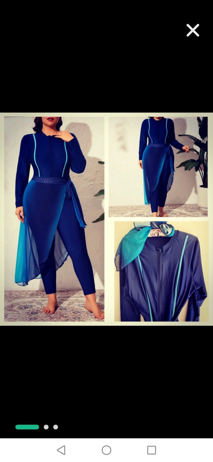 Burkini 4 pièces 💙🩵💙 