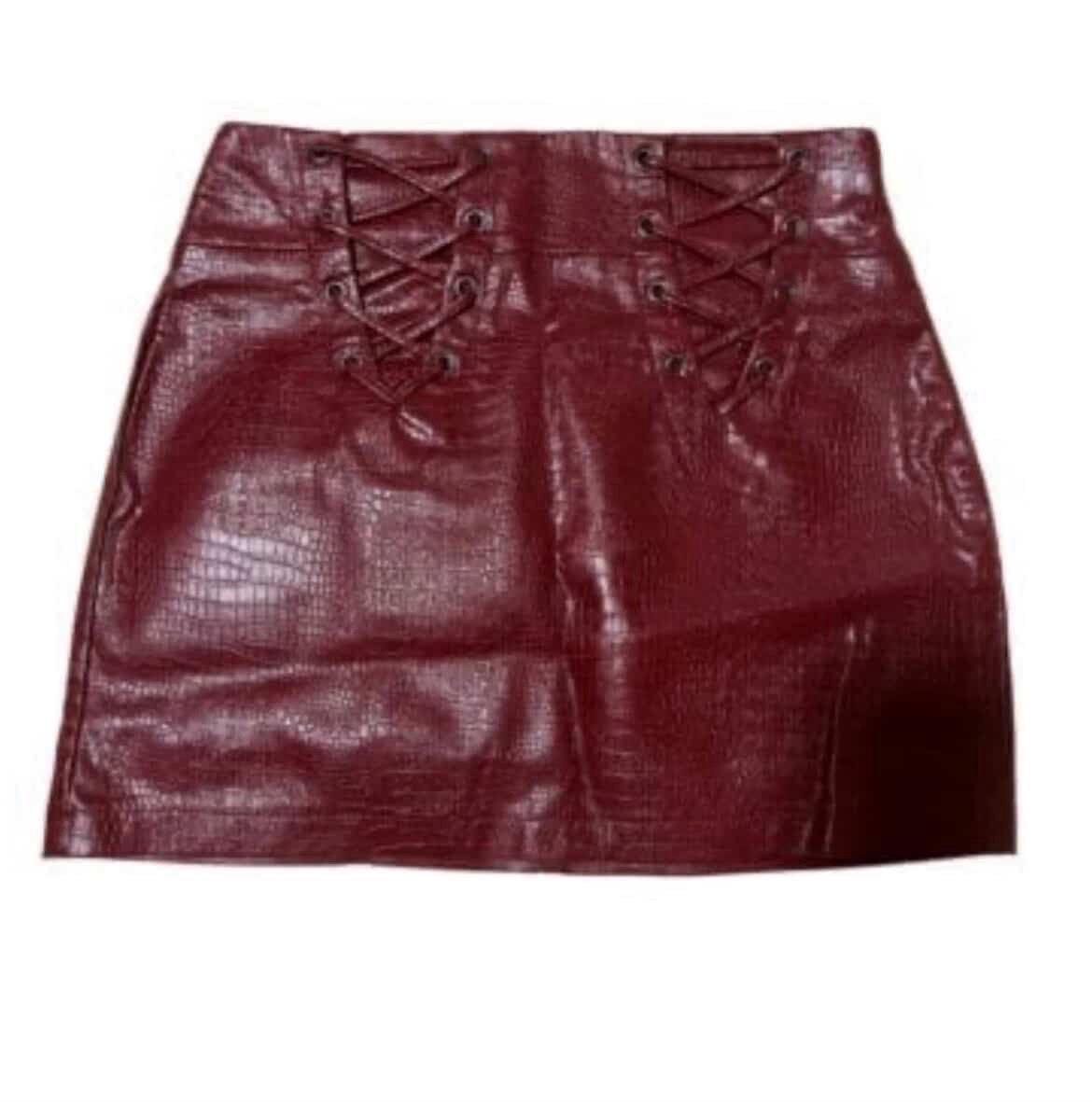 Jupe rouge stradivarius M