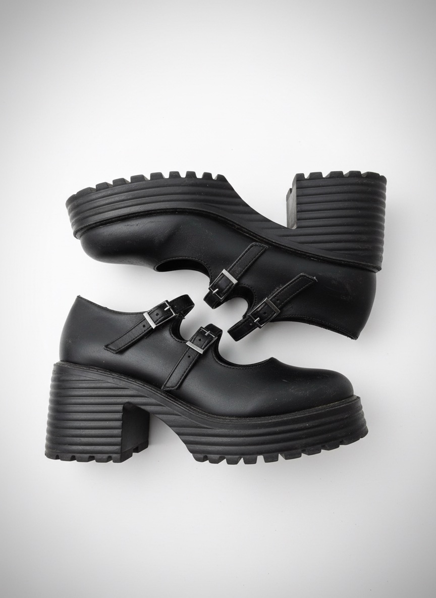 Chaussures famme noires à talon