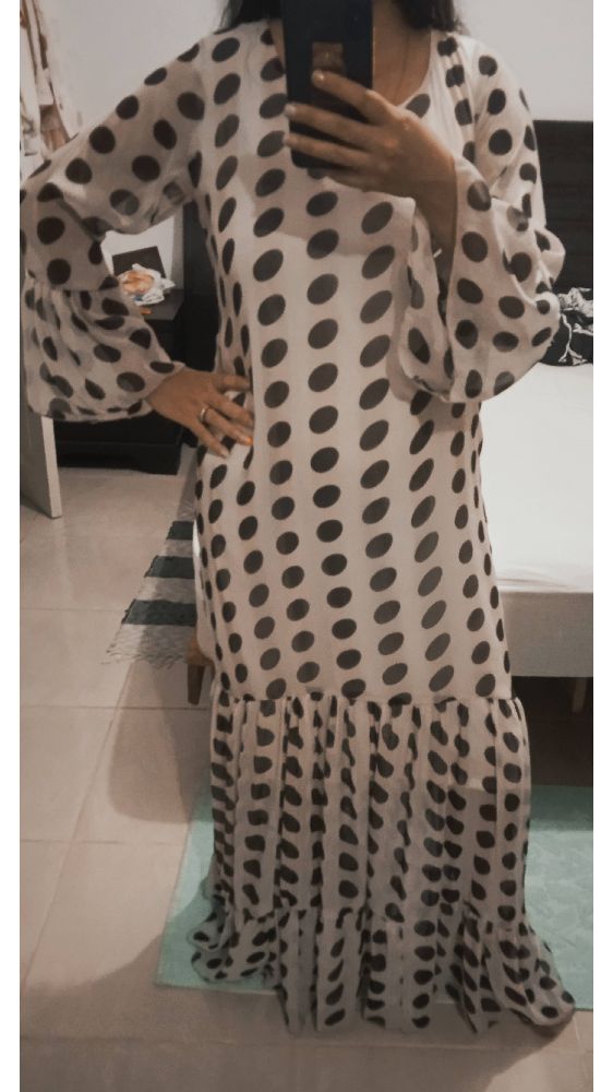 robe pointillé 