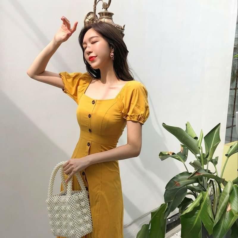 Robe jaune