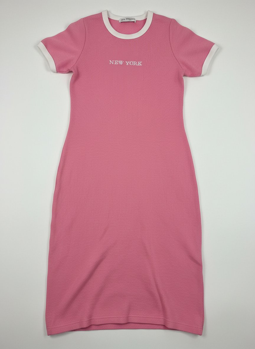 Robe a manches courtes sport chic
