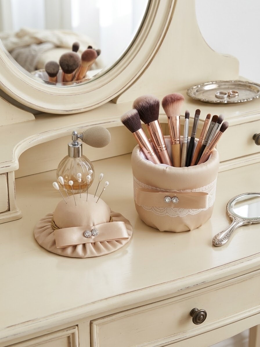 Porte-épingles + Pot de rangement 🤎
