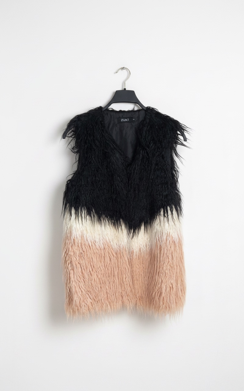 Veste sans manches en fausse fourrure - Zuiki