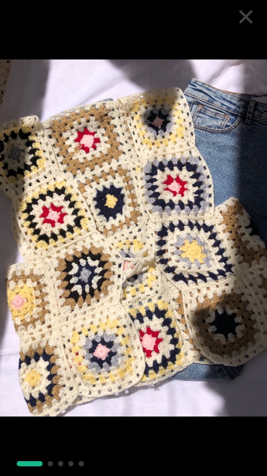 Gilet sans manche crochet 🎀
