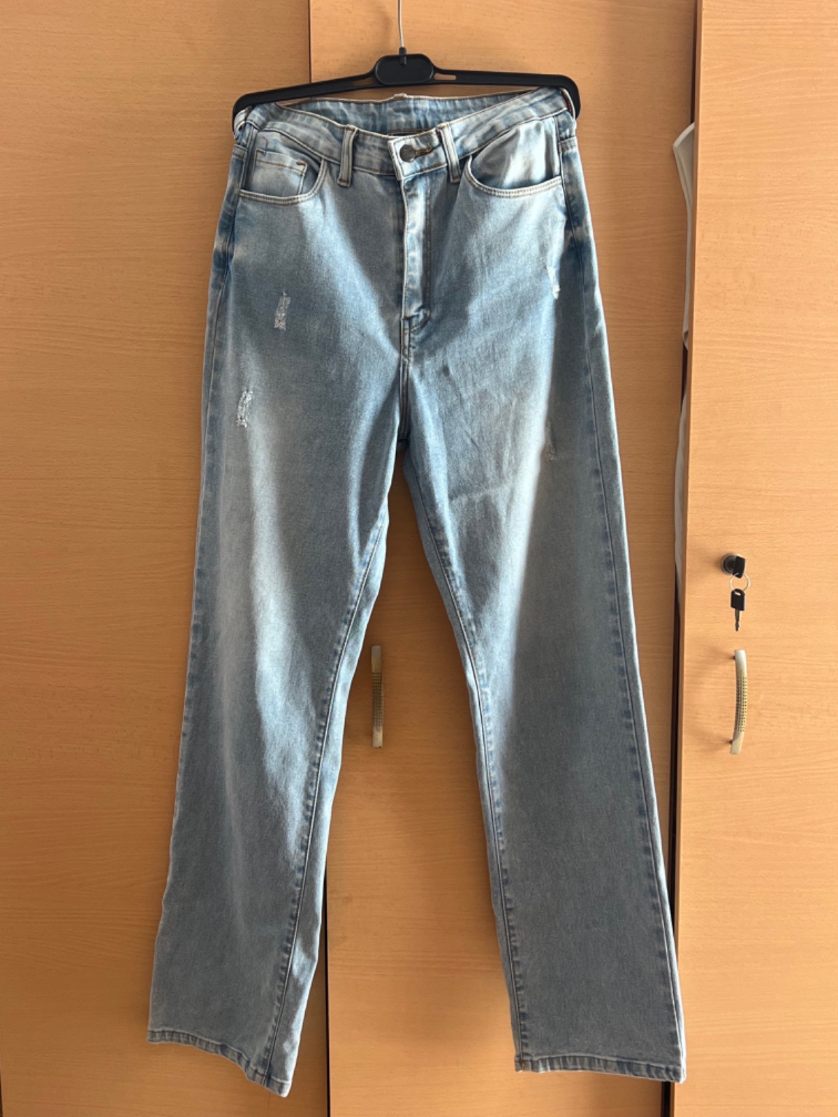 Jean droit Bleu clair 