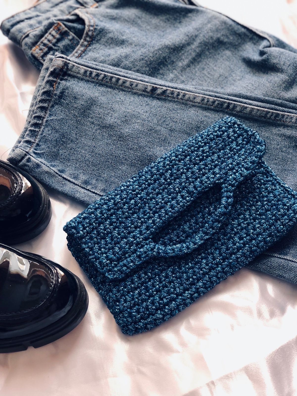 💙Pochette Bleu Intense – Chic💙