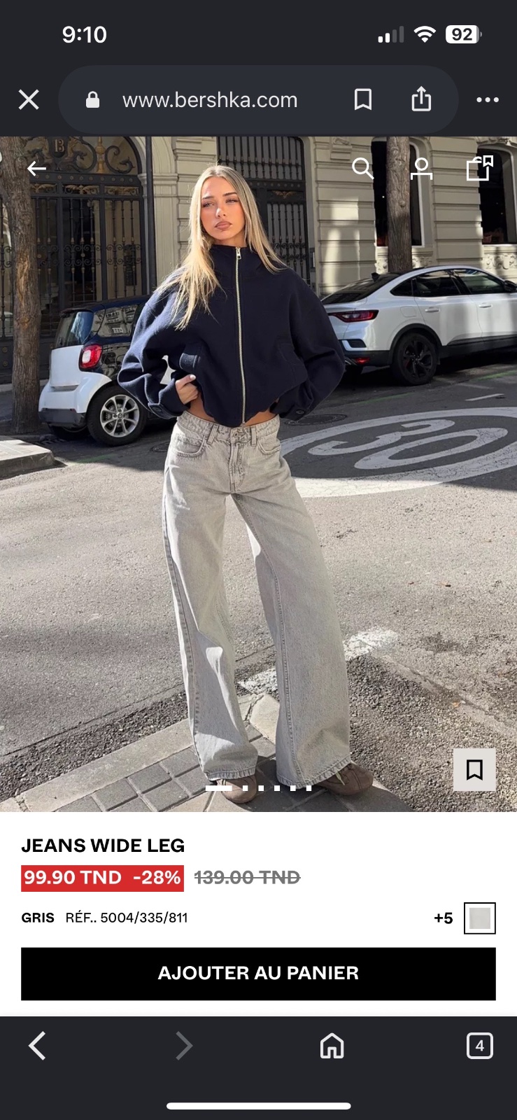 Pantlon gris berksha