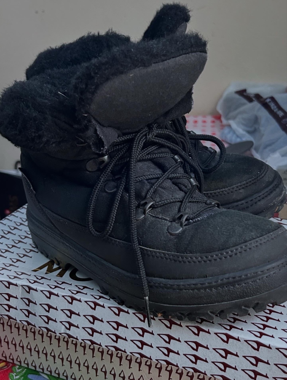 Bottes avec fourrure