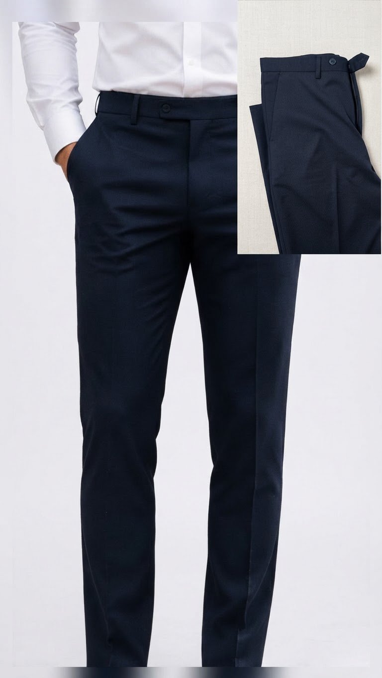 Pantalon classique bleu