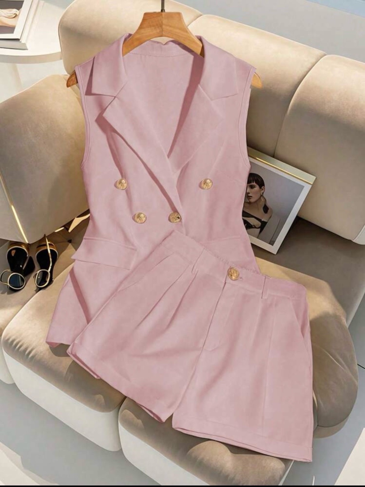 Tenue rose 