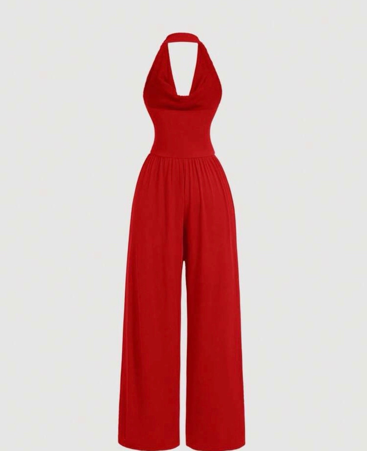 Combinaison femme rouge shein 