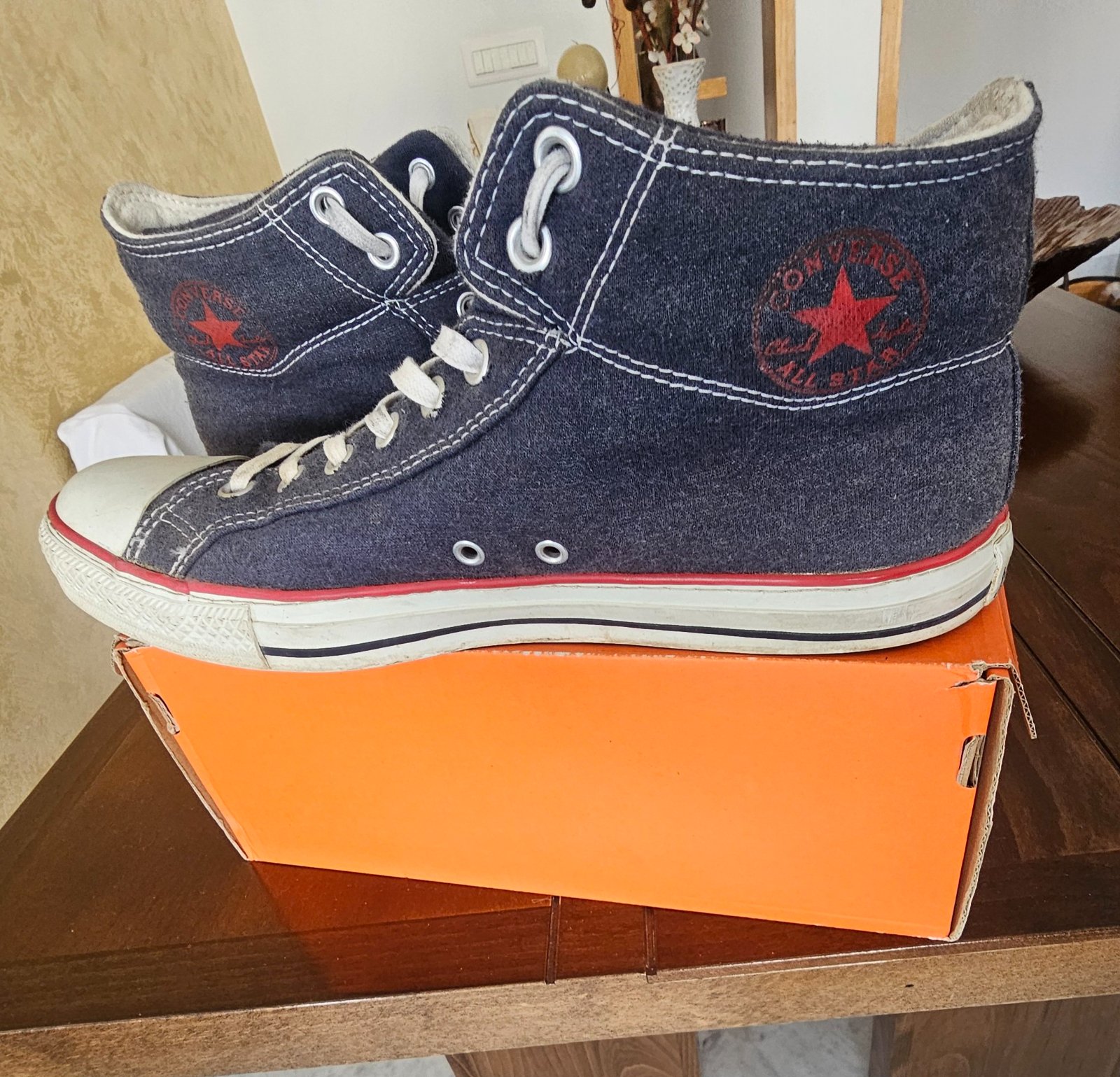 Converse bleu 