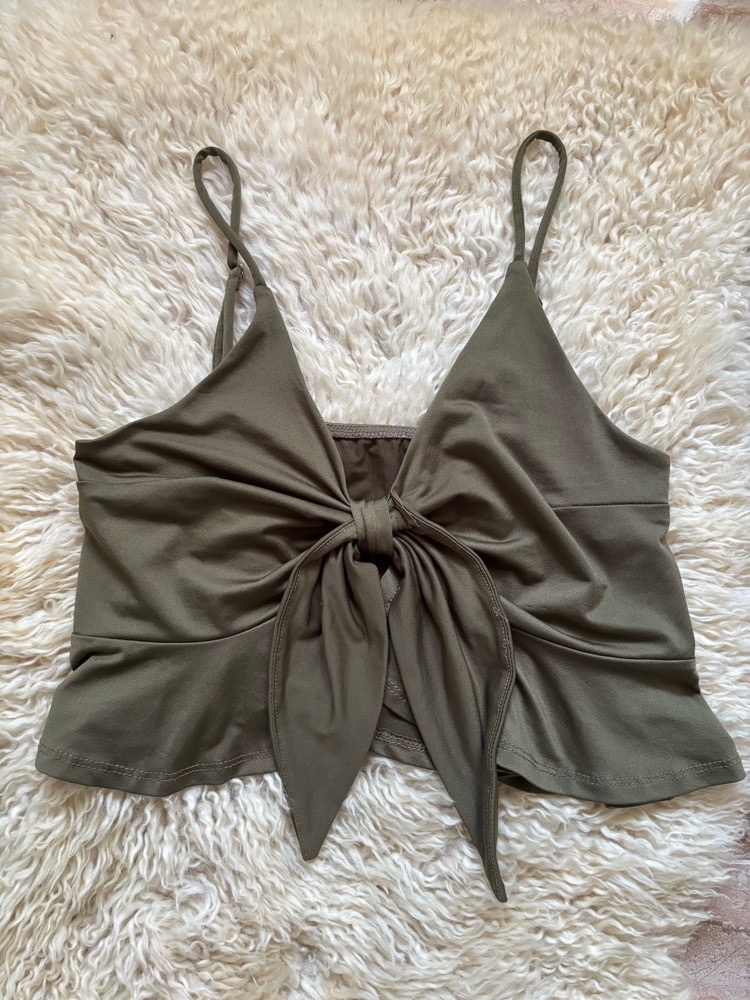 Crop Top satiné