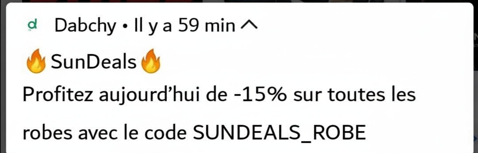 Discount ROBE