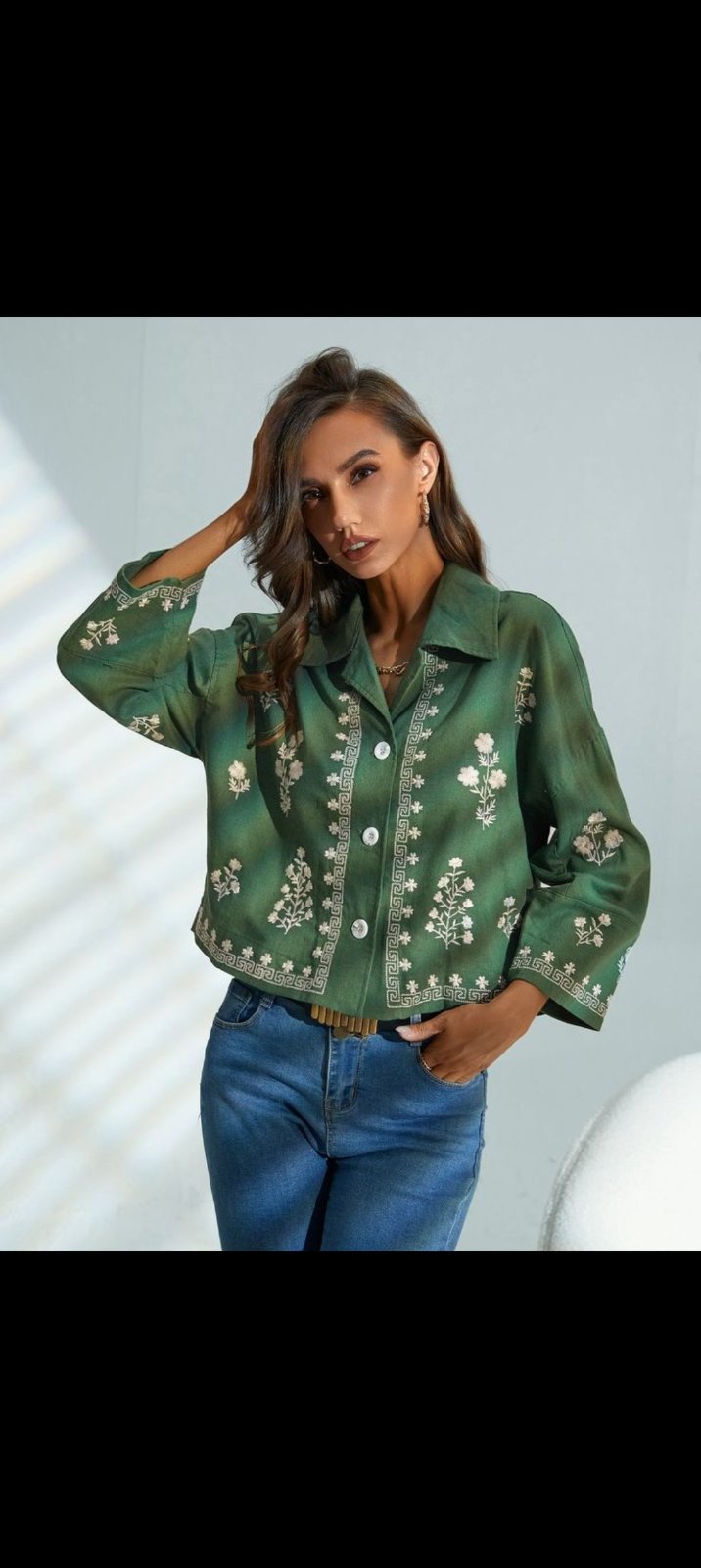 Veste zara brodée taille 34/36 