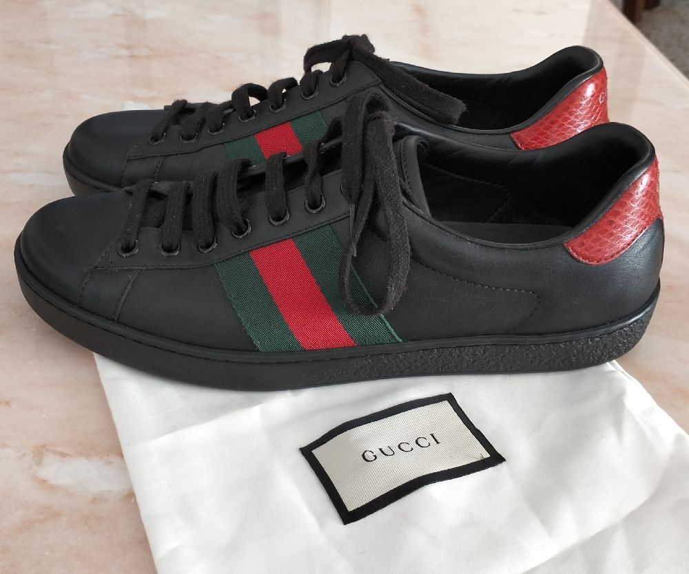 Baskets Gucci Ace en cuir pointure 42