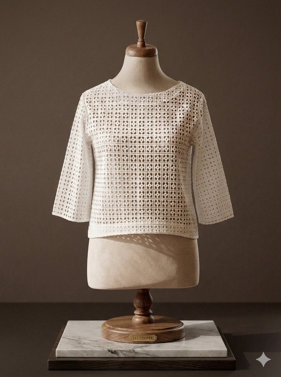 Blouse Lee Cooper taille s , broderie anglaise état impeccable