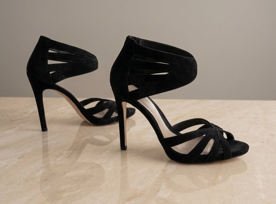 Sandales à talon Zara , pointure 39 en cuir nubuck 