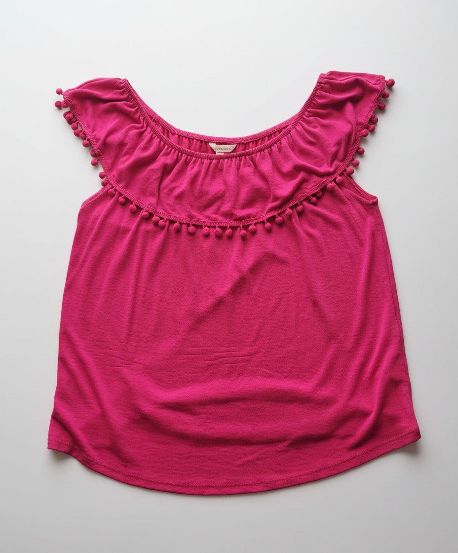 Top springfield rose fuchia taille M style bohème 