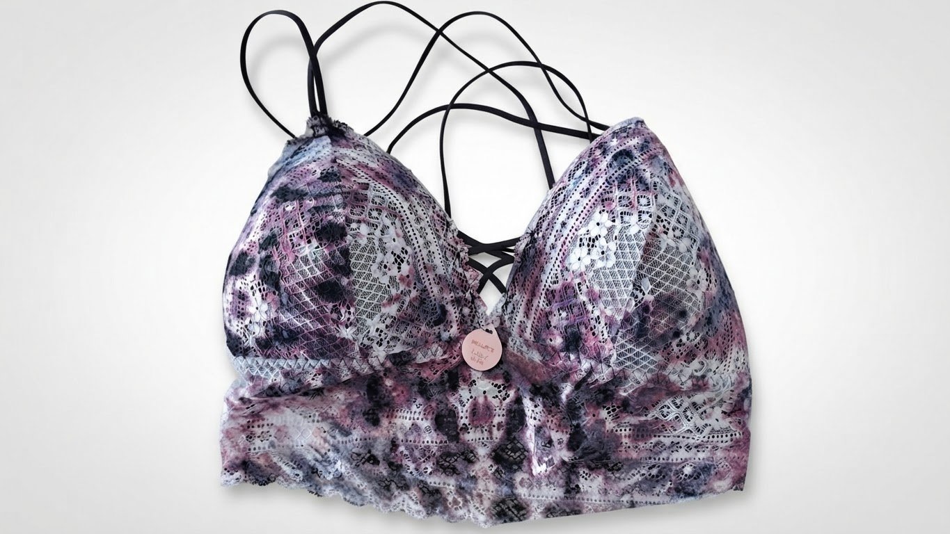 Soutien gorge dentelle rembourré L-XL 