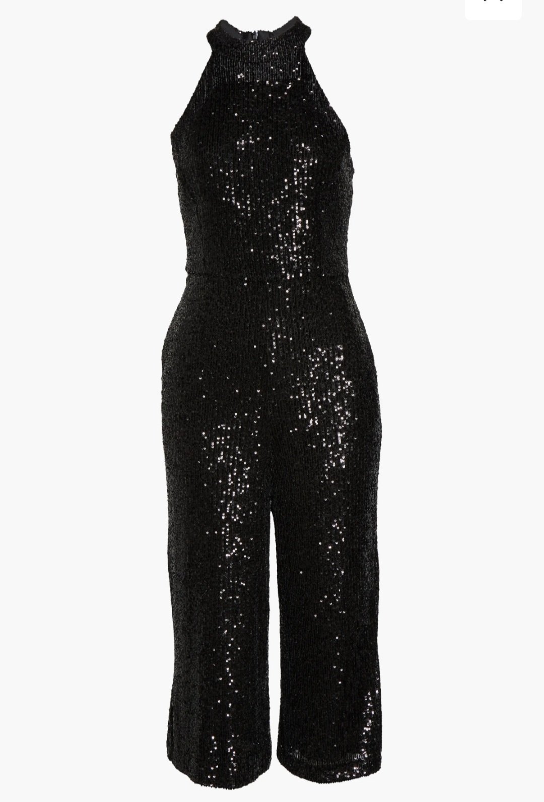 Crop sequin jumpsuit