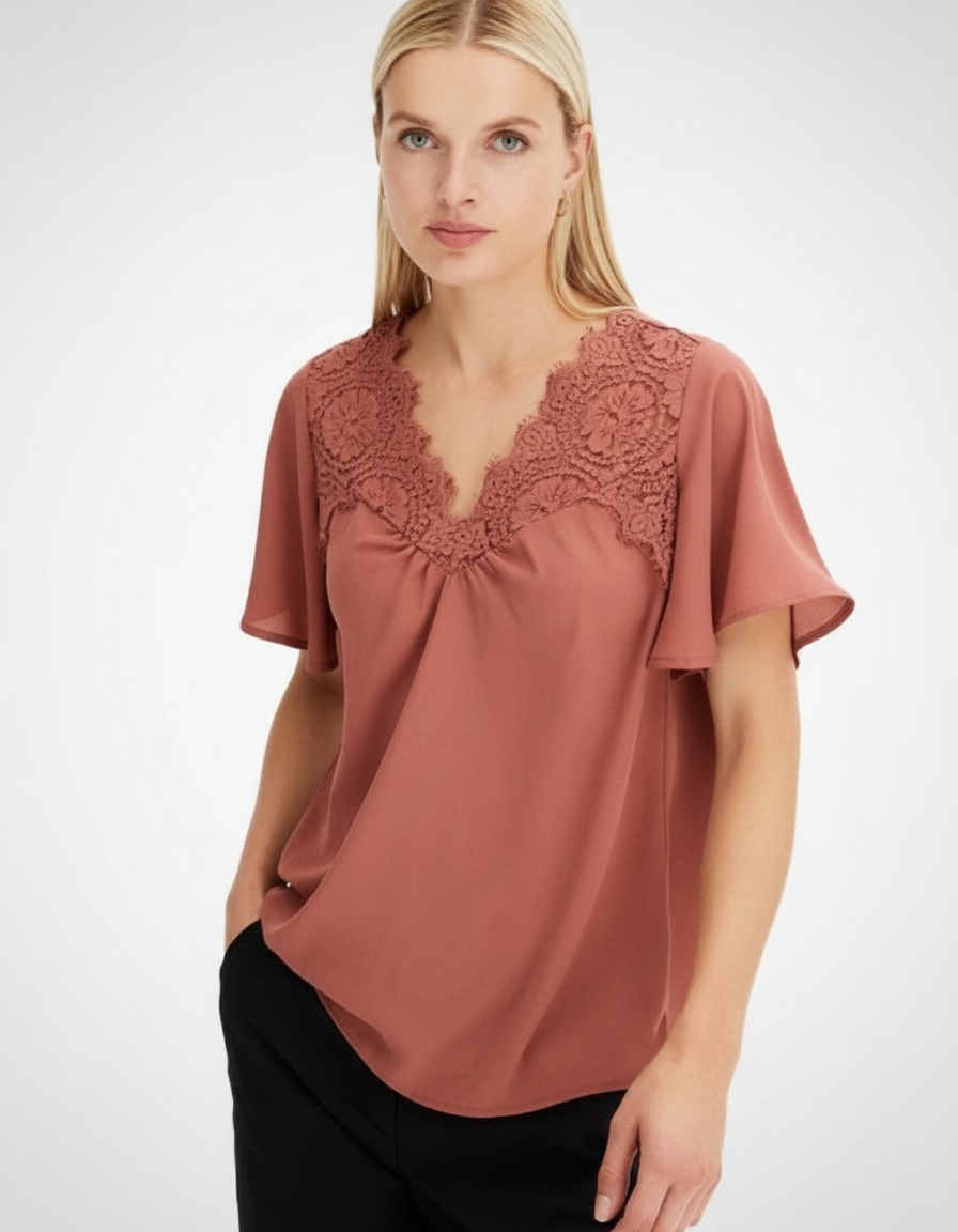 Blouse dentelle