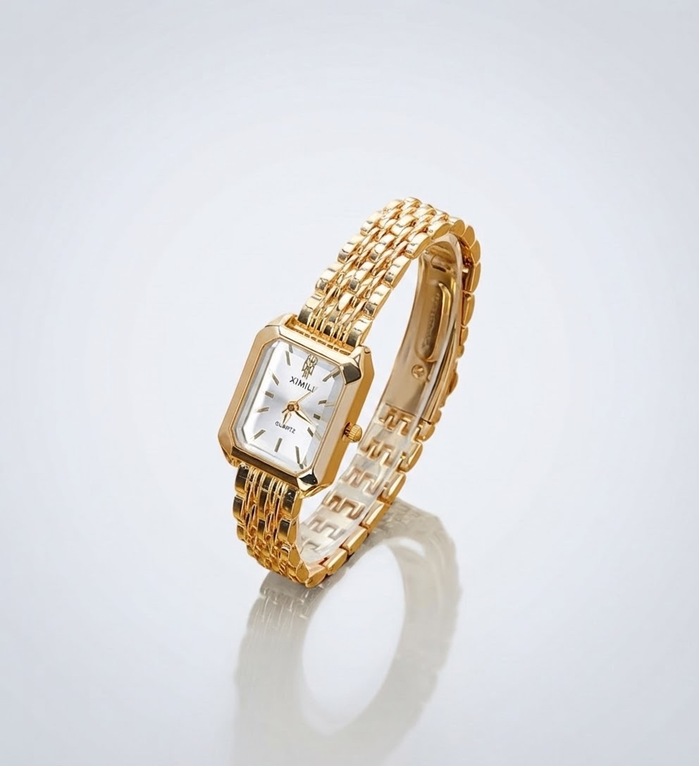 ⌚ Montre Chic Femme Dorée – Élégance & Raffinement ✨