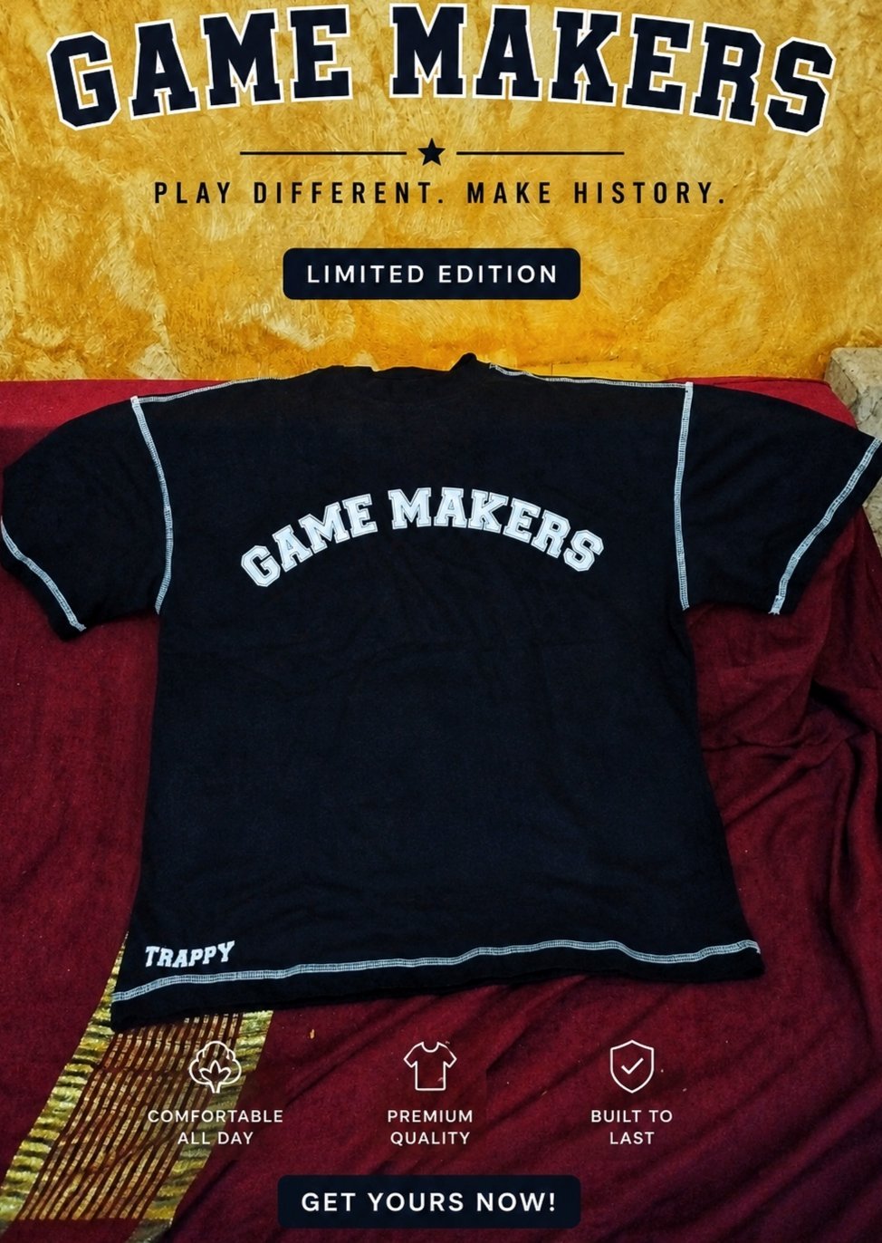 GAME MAKERS — Play Different. Make History.