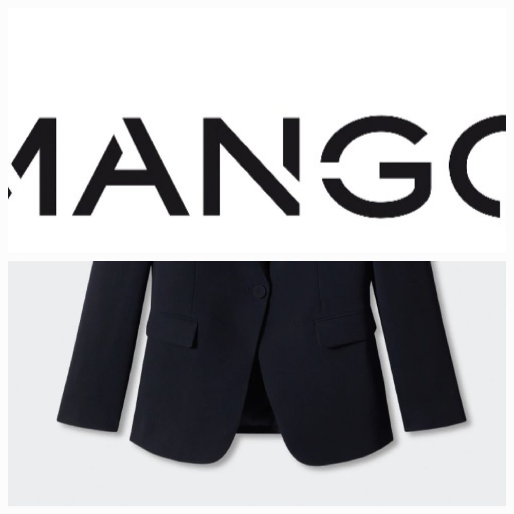 Veste mango col officier 