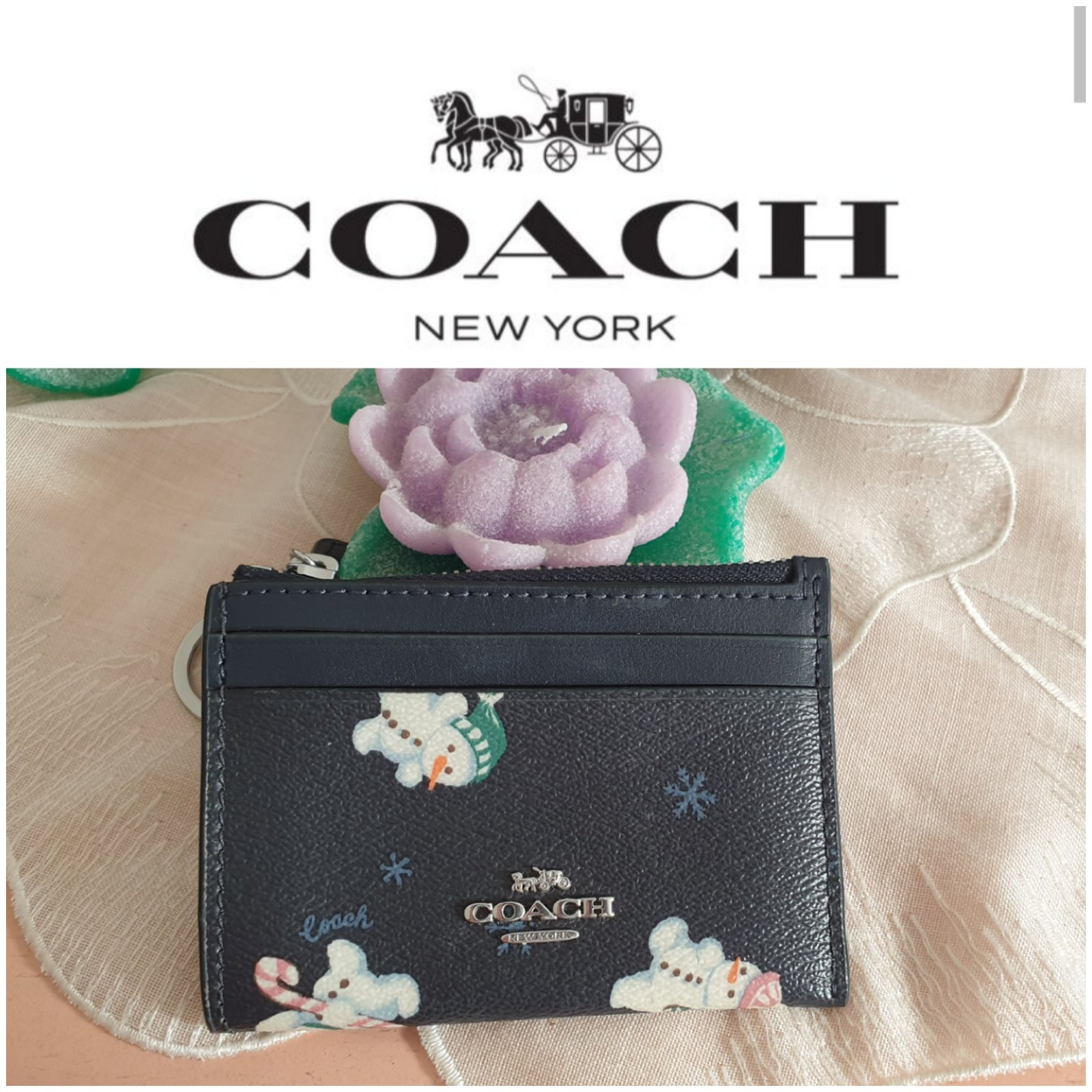 Mini portefeuille Coach