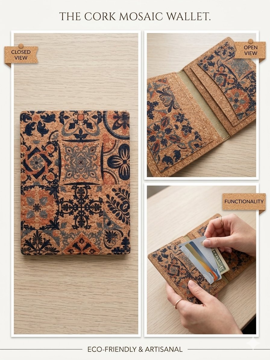 ♻️Porte-cartes Écoresponsable en Liège Unisex