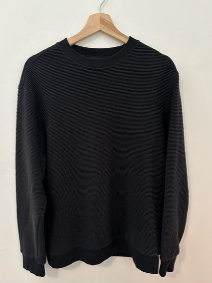 H&M Regular Fit Ribbed Sweatshirt