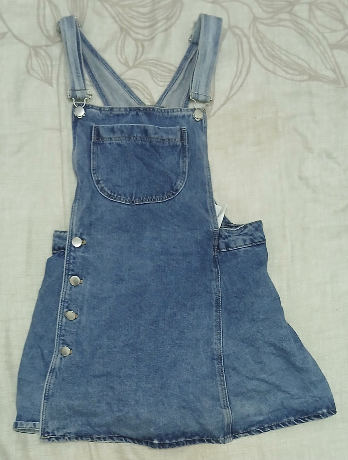 Zara denim pinafore