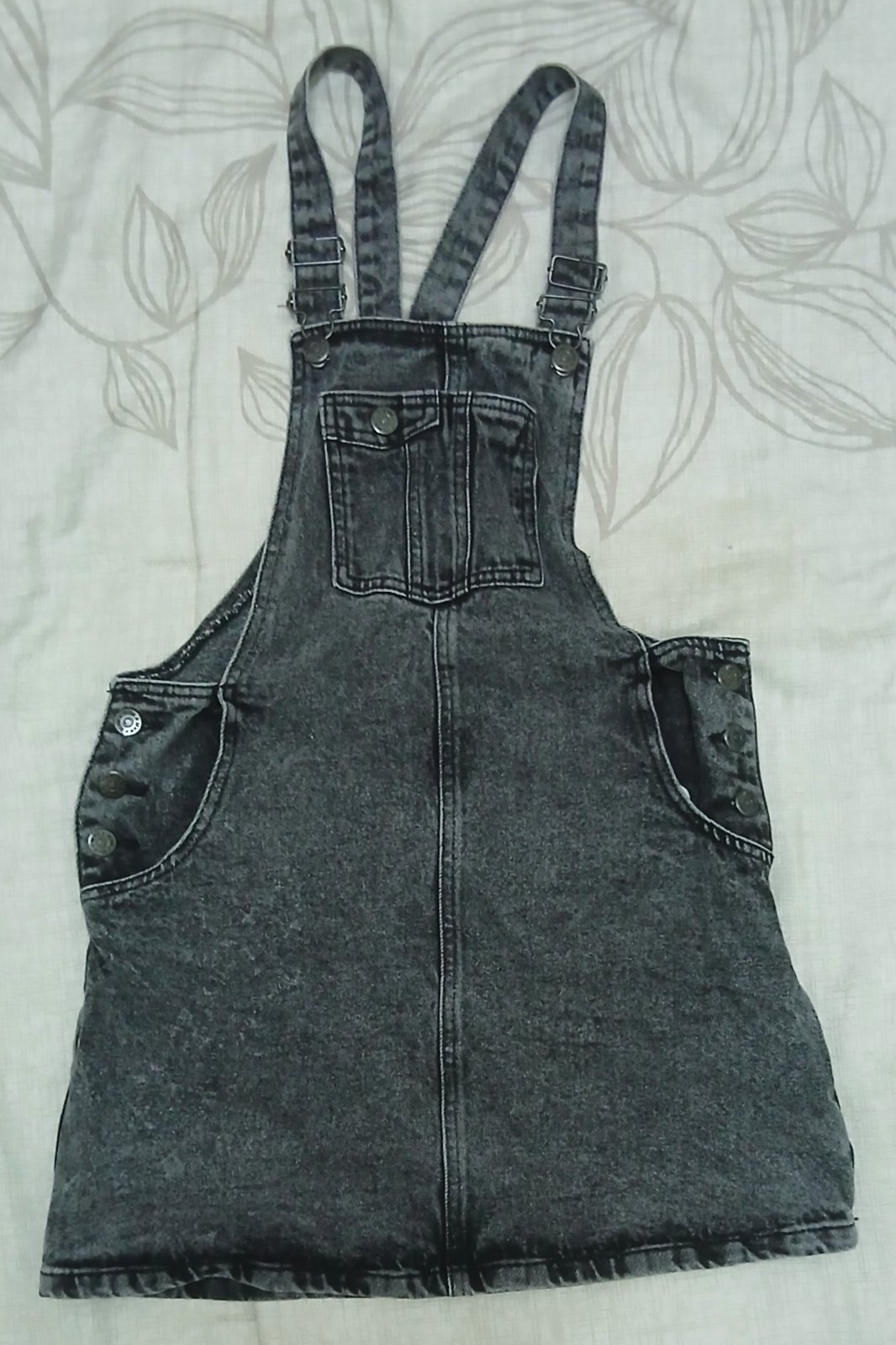 Dark grey pinafore