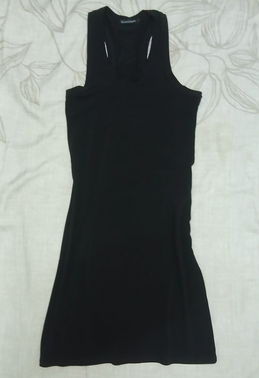 Black midi dress