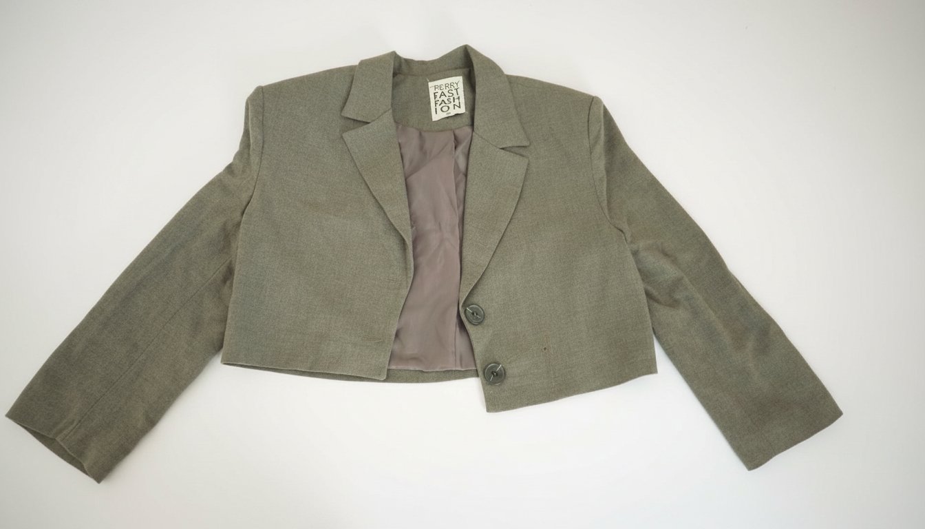 Veste courte grise