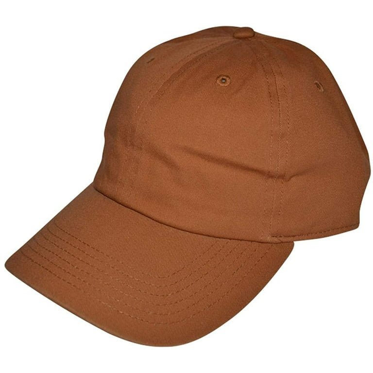 Casquette marron unisexe 