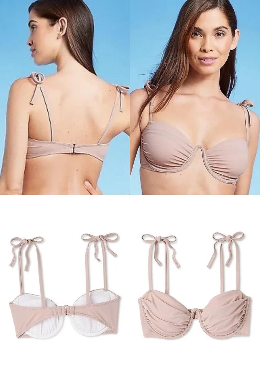 Haut de maillot de bain balconnet